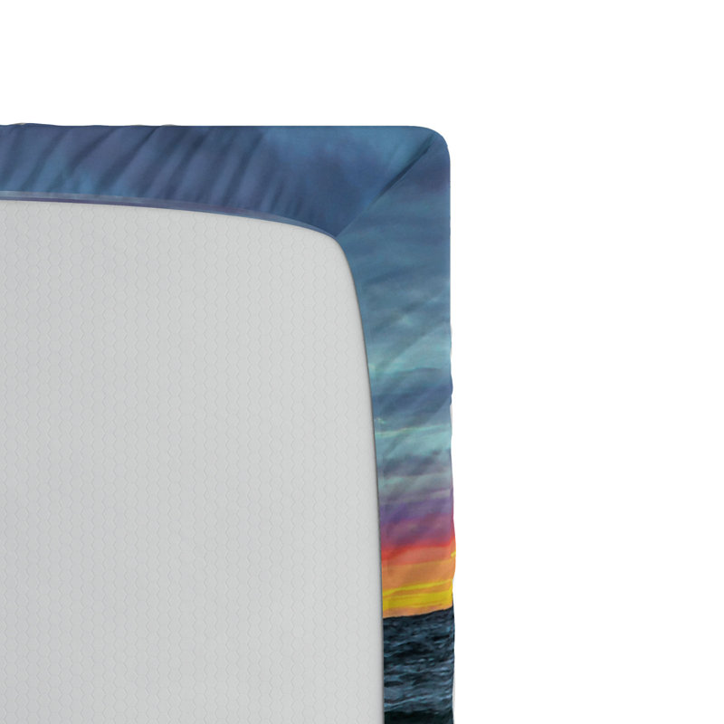 Drap-housse bois flottant, Drap-housse de taille simple
