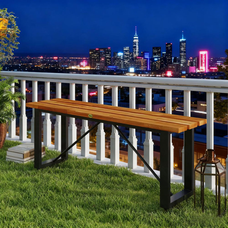 2-Person Backless Garden Bench