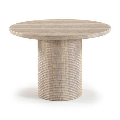 Table de salle à manger intérieure / extérieure en béton 43 po Pamalia