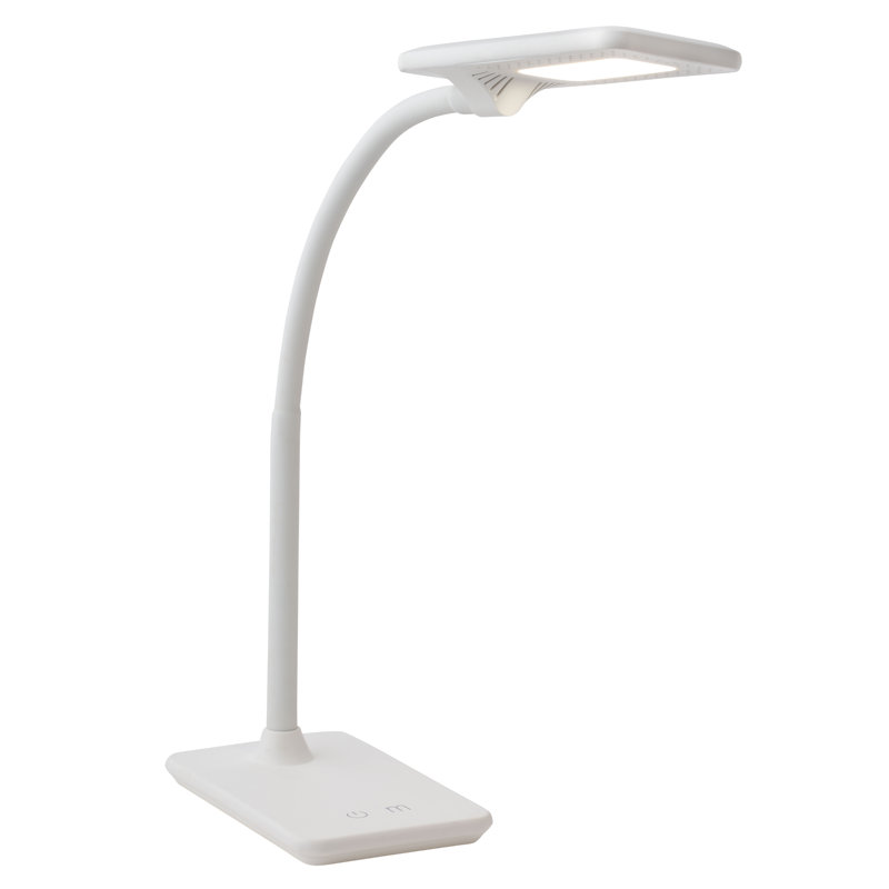 Lampe de bureau 12 "avec USB Yates, Blanc