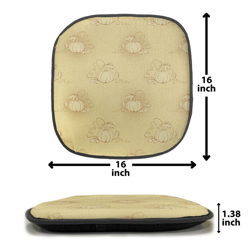 Outdoor 1.38'' Dining Chair Seat Cushion