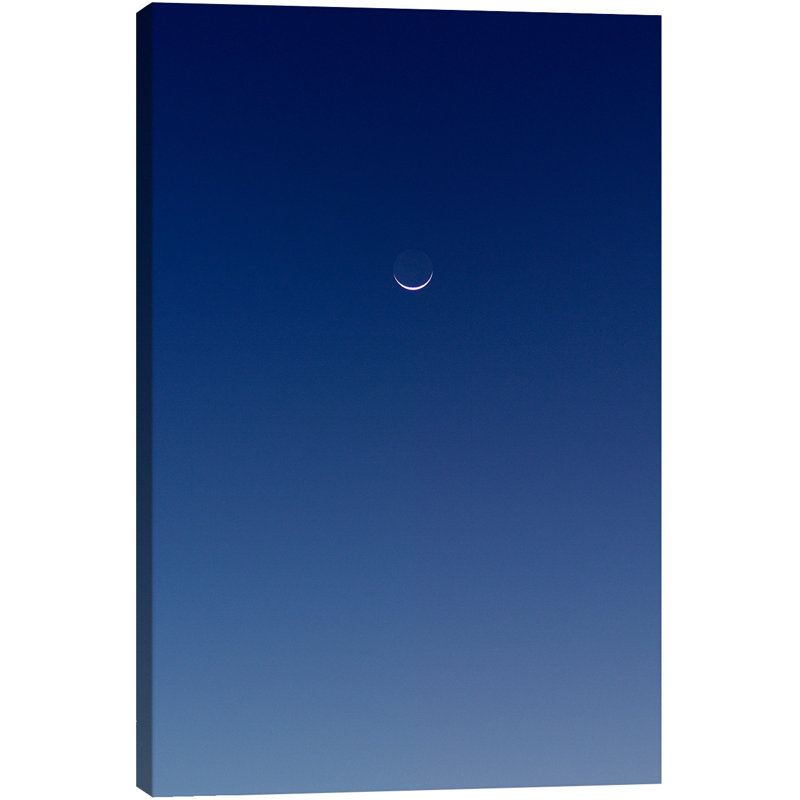 « blue gradient » par geoffrey ansel agrons, reproduction de photo sur toile, H 18 po x l 12 po x P 1,5 po, Toile tendue