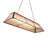 60" Long Tri-Panel Oblong Pendant
