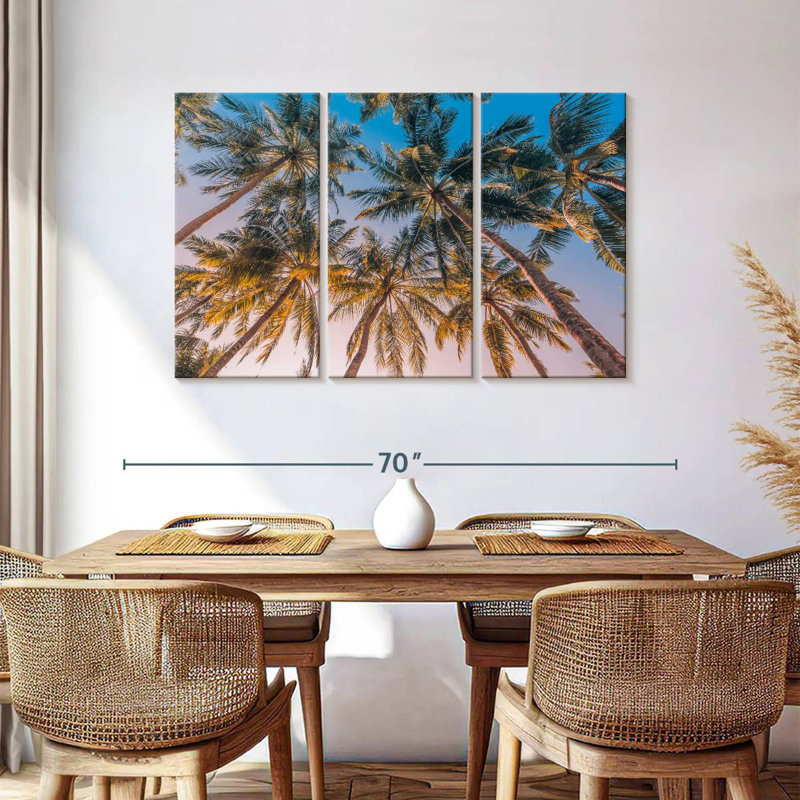 Gillard Summer Coconut Palms, 36" H x 57" W