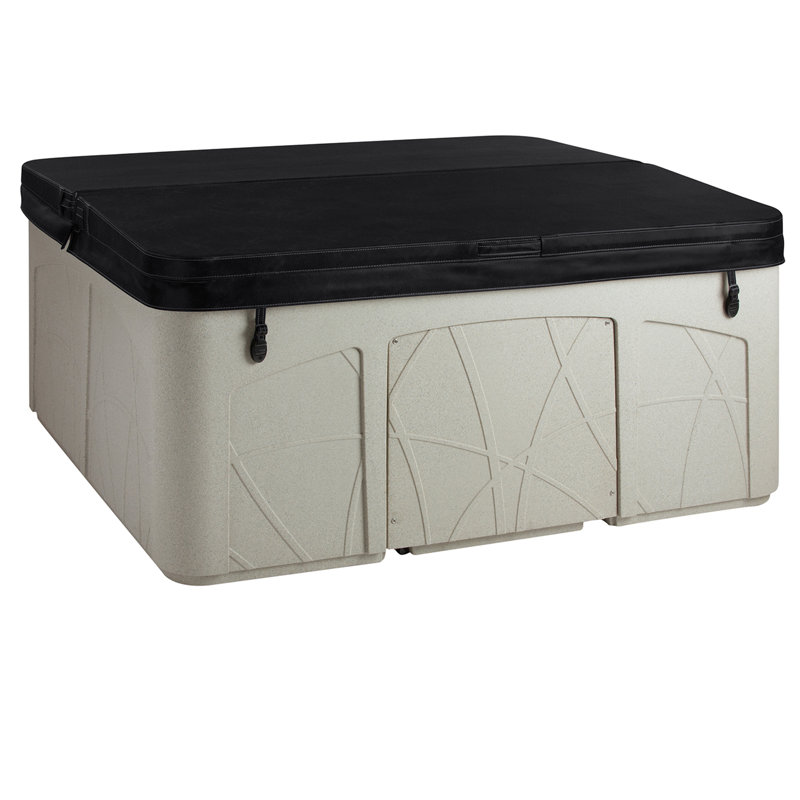 Sandstone 5-Person 28-Jet Plug and Play Spa with Ozonator