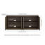 Alasha 68" Wide Rectangular Fluted Buffet Table-523406419