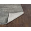 Tapis gris en laine Power Loom-396500404