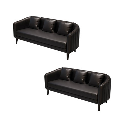 Megna 70.1'' Faux Leather Sofa