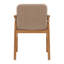 Wembley Olefin Fabric Outdoor Dining Chair, Beige (Set of 2)