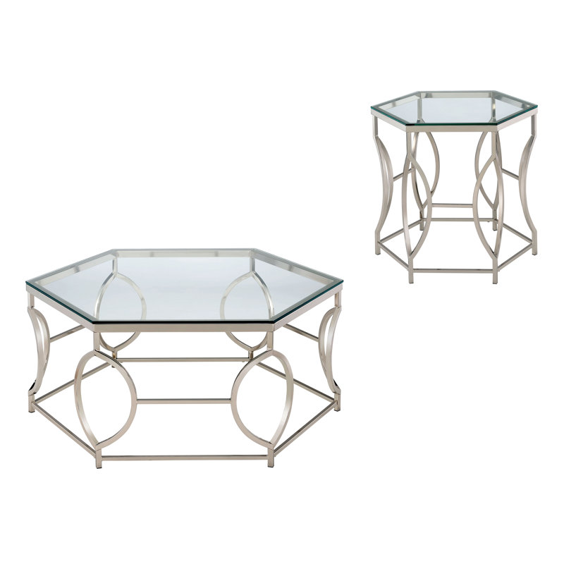 Ensemble de tables basses 2 pièces Frostia