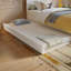 Lit plateforme en bois avec pied de lit et gigogne Aveline-155936801-155936803