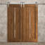 Panneau de porte à dalle | Ego 5014 | Portes en placage de bois | Pochette coulissante à poche-99700862-99700848