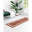 Tapis de couloir traditionnel Artez couleur café-906033800