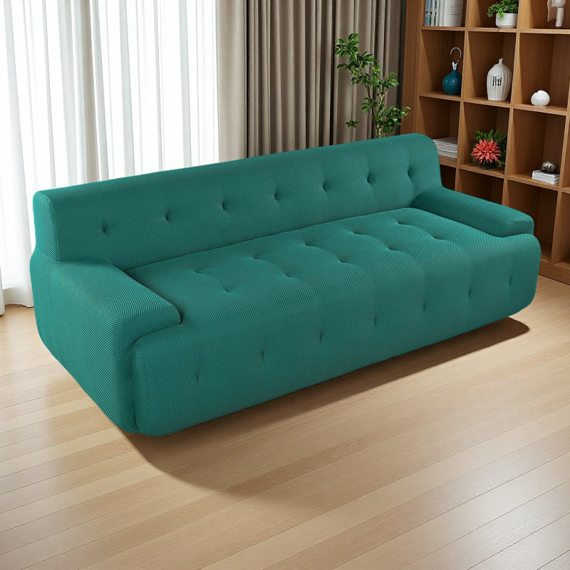 86.2'' Modern Minimalist Style Tufted Design Upholstered Sofa, 3-Seat Compression Sofa For Living Room, Bedroom, And Apartment