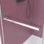 Porte de douche coulissante double sans cadre de 68 à 72 po x H 76 po avec verre transparent de 3/8 po (10 mm) en or brossé-119866417