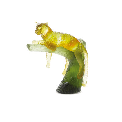 Animal Universe Panther on Tree Figurine