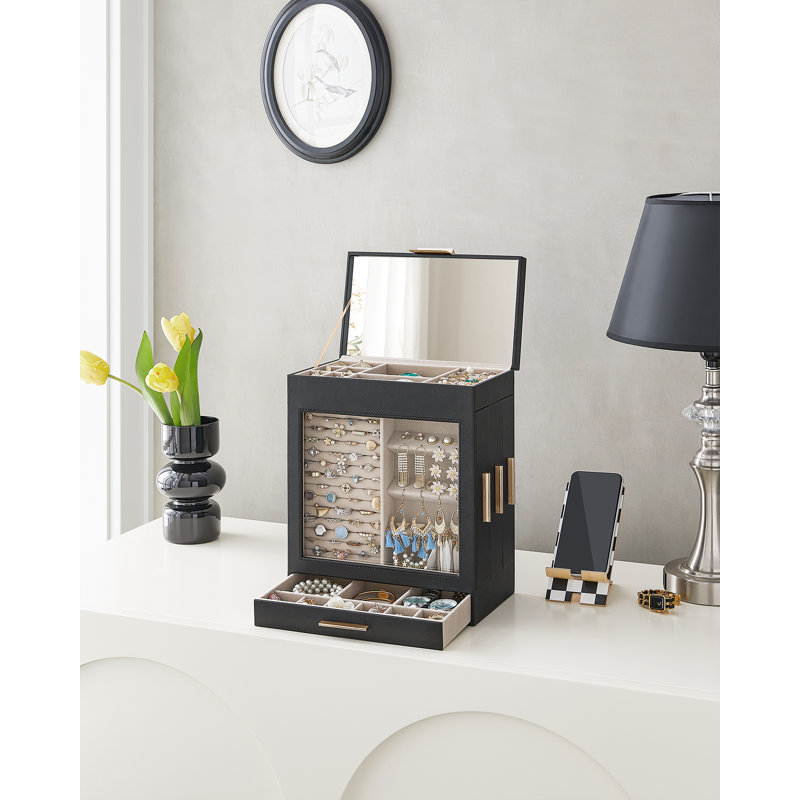 Berthille Jewellery Box +, Black