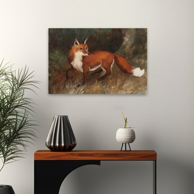Animals And Brown Forest Fox Art