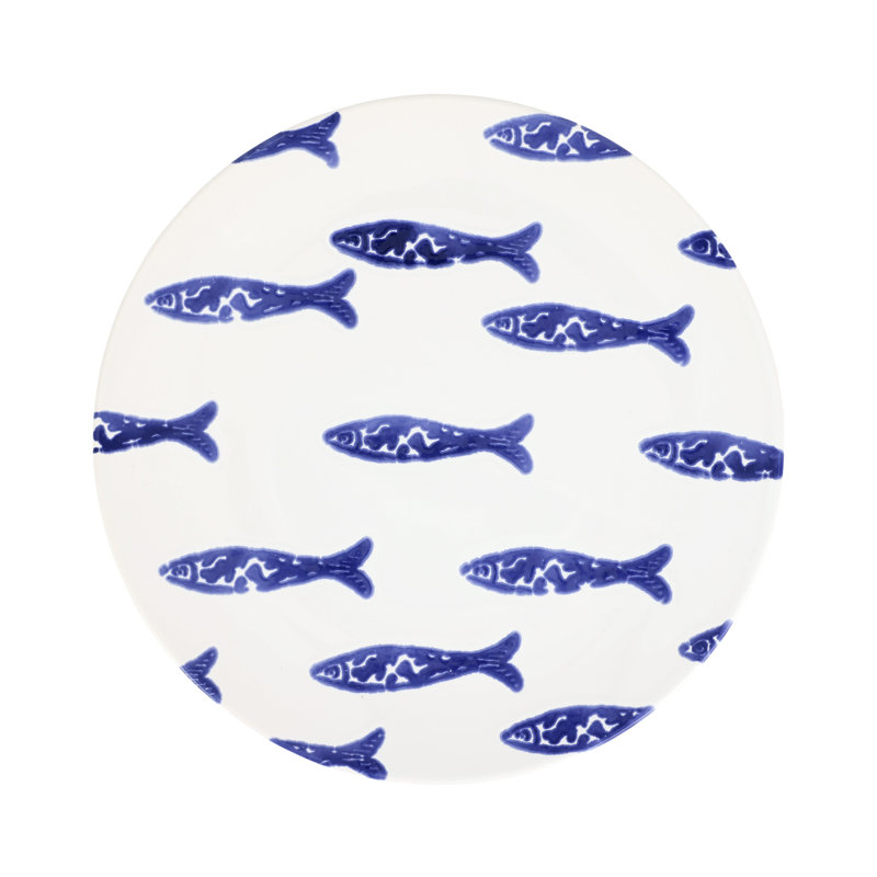 Santorini Ceramic Dinner Plate