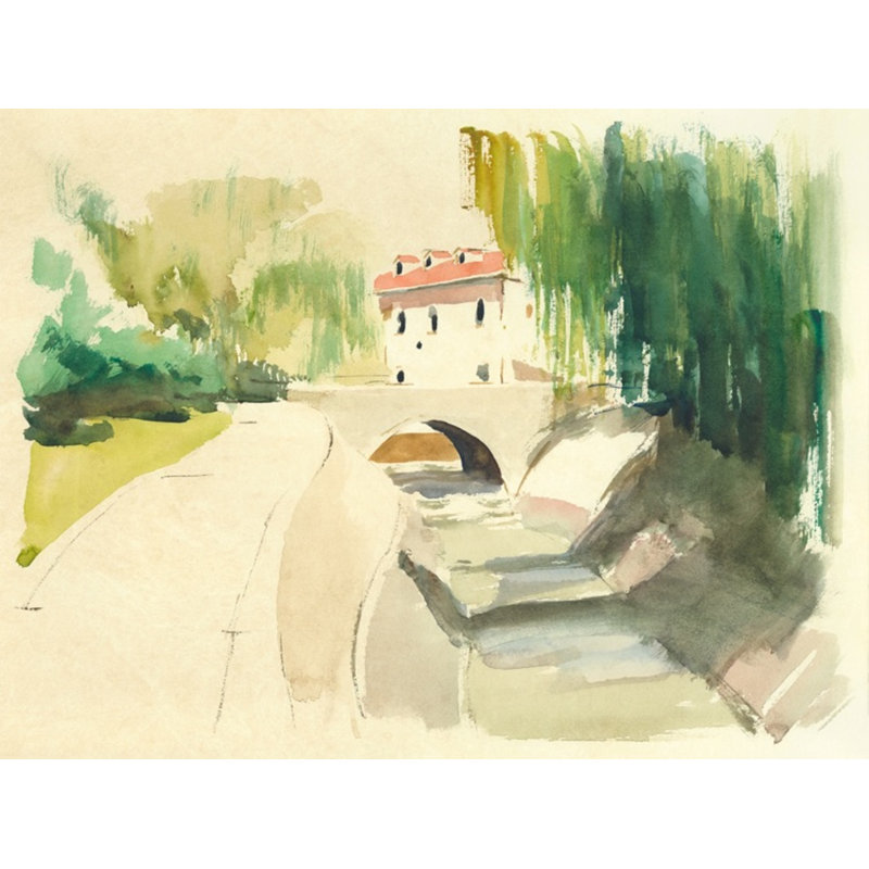 Garden Terrace 12 Print by PC Ngo, 17" H x 21" W