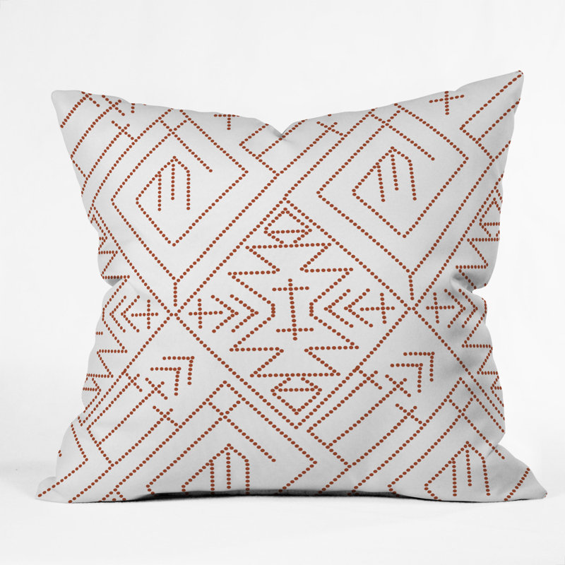 Coussin décoratif en losange vy la croix, 18 po x 18 po