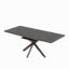 Table de salle à manger extensible avec pieds en X 62,4 "à 78,15" Helsel-203108696
