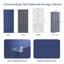 Armoire de rangement sur pied 77 po avec 3 tablettes réglables-1690635862