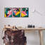 «Face & Eyes Fractal», ensemble de 3 impressions giclées sur toile-114317343-114317344