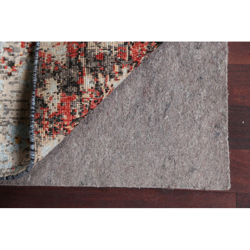 Vegetable Dye Abstract Wool Area Rug 4x6