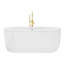 Baignoire autoportante en acrylique L 65 3/4 po x l 34 1/4 po x H 23 1/8 po Encore-96207797