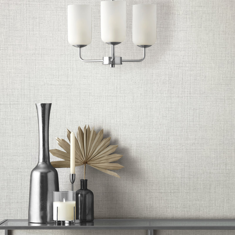 Larson Texture Grey Wallpaper