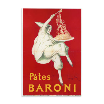 Publicité murale Pates Baroni, design par Vintage Hustle