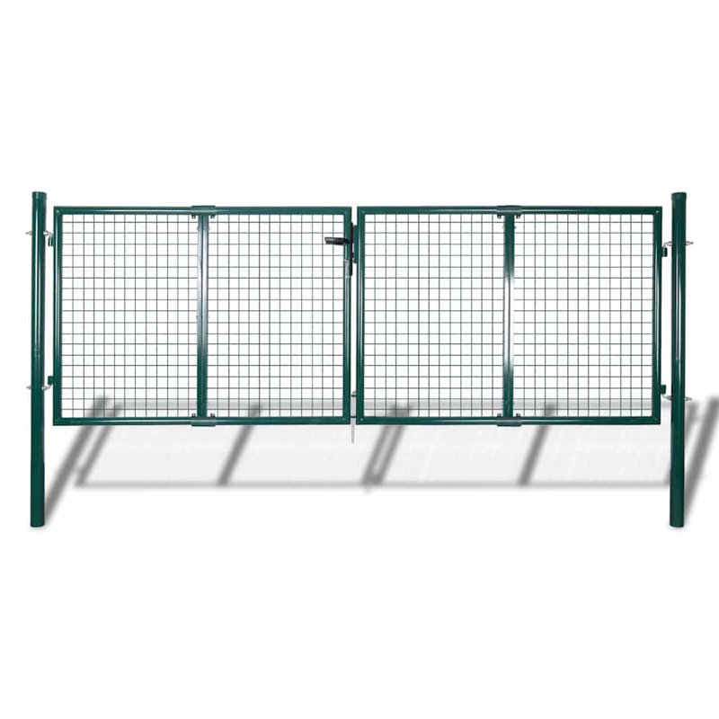 Grille murale de porte de clôture en filet vidaXL 118,1 x 29,5 po, 118,1 po x 29,5 po