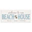 Plaque de bienvenue Welcome Beach House, design par Seven Trees Design