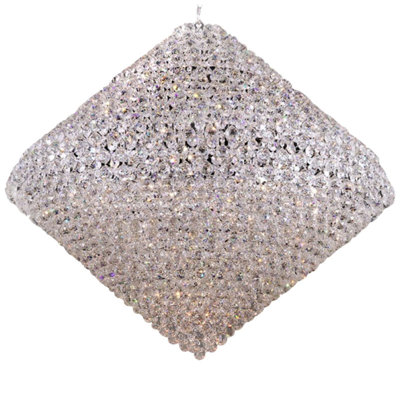 Lustre carré unique à 15 lumières Faruque