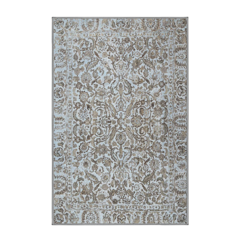 Floral Indoor Rug, Rectangle 3' x 5'