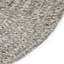Tapis gris en laine tressé à la main Grigor-943904971