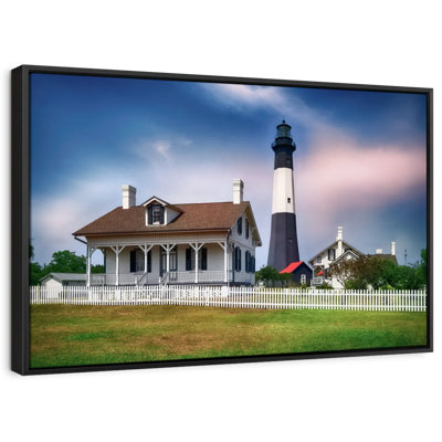 Tybee Island Lighthouse Savannah Beach Canvas Print