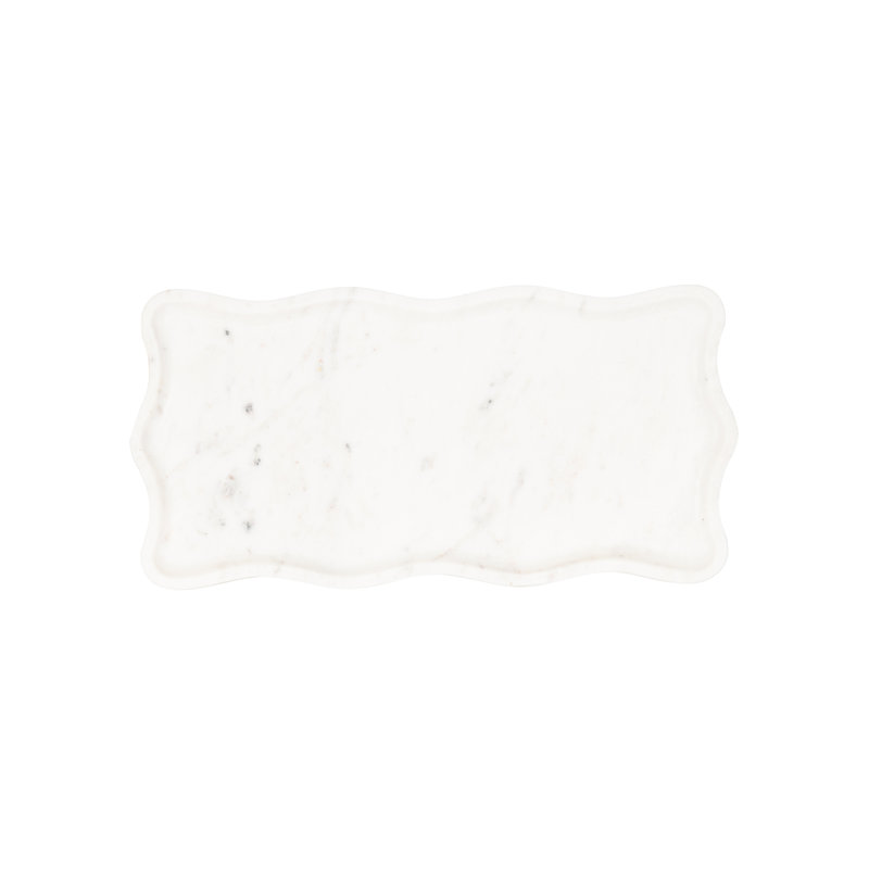 Ensemble de planches à fromage avec ustensiles 4 pièces Waylock, Blanc / Doré, Pierre