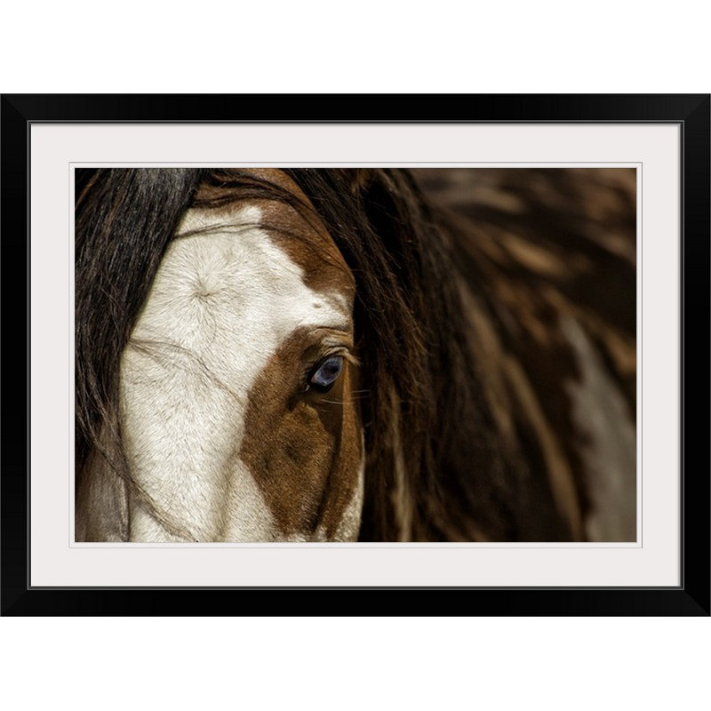«Kemani» bleu, reproduction de photo, Cadre noir, H 20 po x l 26 po x P 1 po