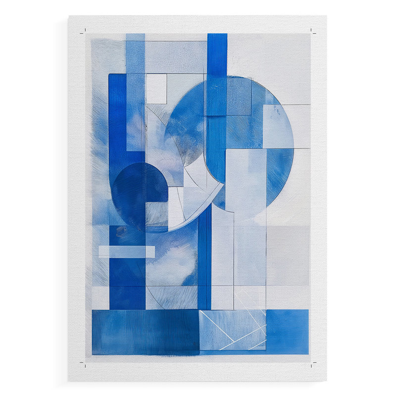 ABSTRACT Series XCIV - Impression sur toile seulement - NON-CADRE, H 27 po x l 18 po