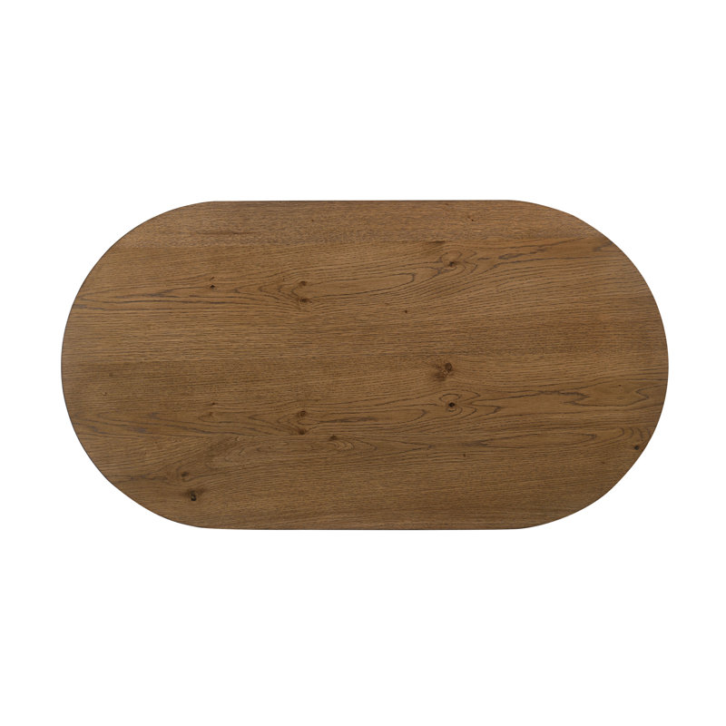 Ensemble de tables basses 3 pièces Astromeritis, 3 Pieces: Coffee Table, 2 End Tables, Oak