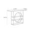 Console en acrylique transparent bleu-133386594
