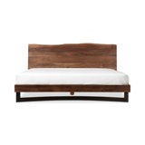 Gelen Solid Wood Low Profile Platform Bed