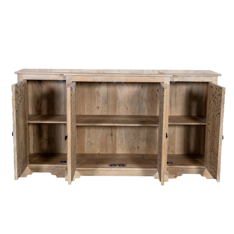 Buffet Bungalow Rose Dawn, Brun clair