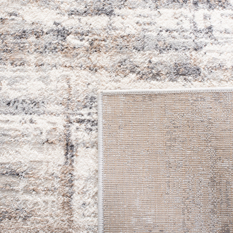 Kraemer Cotton Abstract Rug, Rectangle 9' x 12'