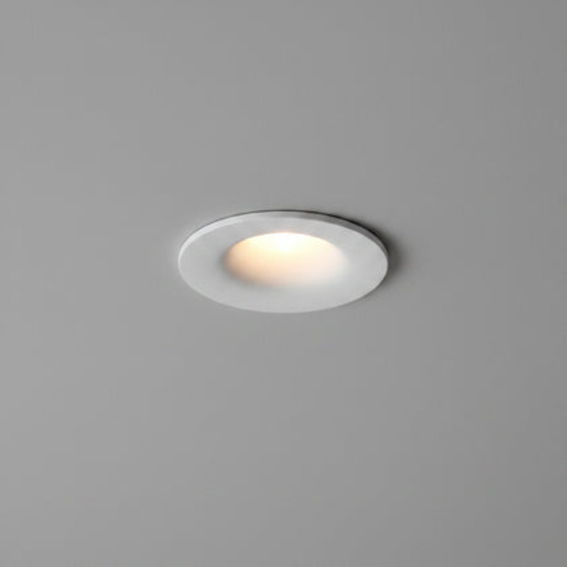 3 Watt LED Chrome Flush Recessed Downlight, White