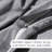 Southshore Fine Linens Southshore Basics Duvet Cover Set in Steel Grey, Double-Brushed Microfiber Bedding with Hidden Zipper Closure and Corner Ties, 1 Pillow Sham, Twin/Twin XL-993066884-993066925