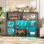 Armoire de bar 47,2 po Xachary-902372320