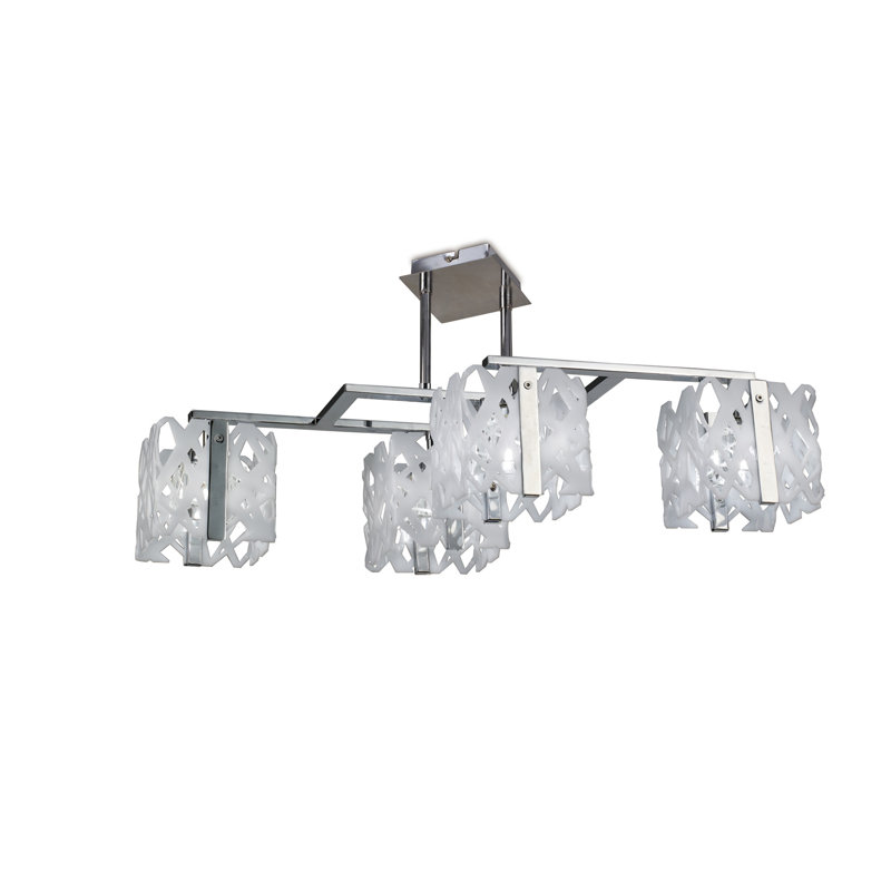 Waloo 4 - Light Shaded Chandelier